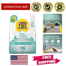 Purina Clumping Cat Litter - 16 lb Unscented Odor Control for Multi-Cat Homes 1.37 per pound