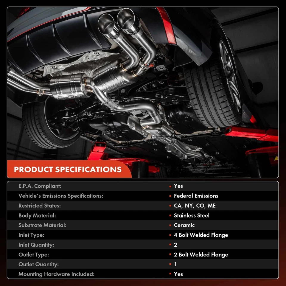 Convertidor catalítico para Toyota Camry 96-01 Solara 99-03 Avalon Lexus ES300 SC300 Foto 3 de 4