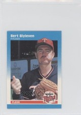 1987 Fleer Classic Miniatures Factory Set Bert Blyleven #9 HOF m5x