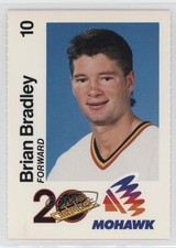 1989-90 Mohawk Oil Vancouver Cannucks Panels Singles Brian Bradley 0q3