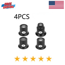 5X 10X 15X 20X Pocket Magnifying Jewelry Eye Glass Magnifier Jewelers Loop Loupe