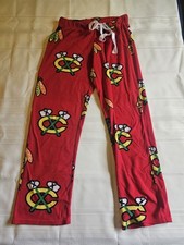 Chicago Blackhawks NHL Womens Adult Small Fleece Pajama Lounge Pants