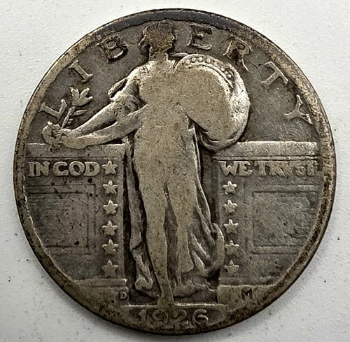 《SILVER》  1926-D  Standing Liberty Quarter *SILVER*