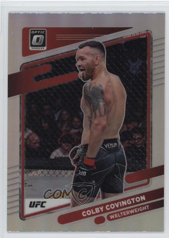 2022 Panini Donruss Optic UFC Holo Prizm Colby Covington #52 1s4z