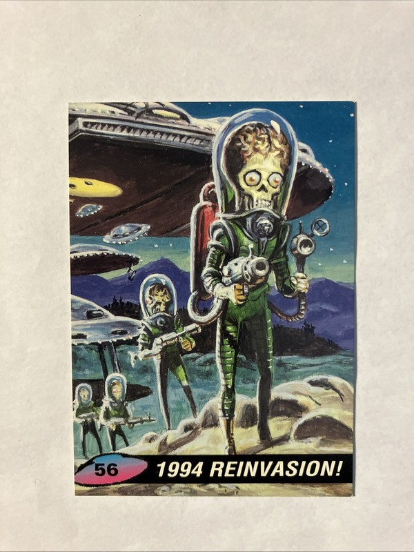 1993 Topps Mars Attack 1994 Reinvasion Card # 56