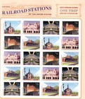 US MINT SHEET MNH VF SC#5758-5762 RAILROAD STATIONS