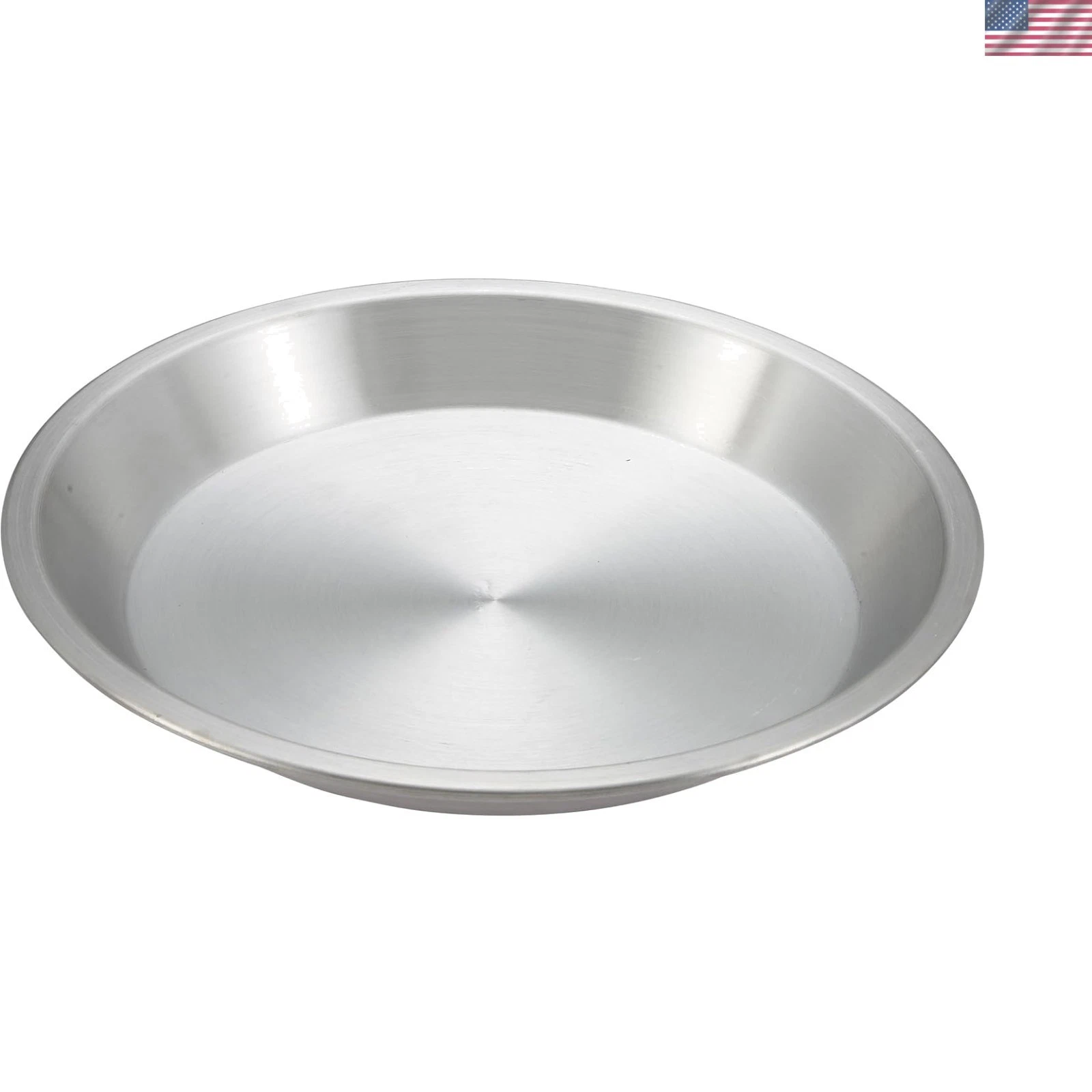 Professional-Quality 9-Inch Aluminum Pie Plate, Dishwasher Safe for Convenience