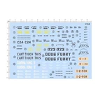 1/16 US M1A2 Abrams MBT Main Battle Tank  DOUG FUNNY Markings Water Slide Decal