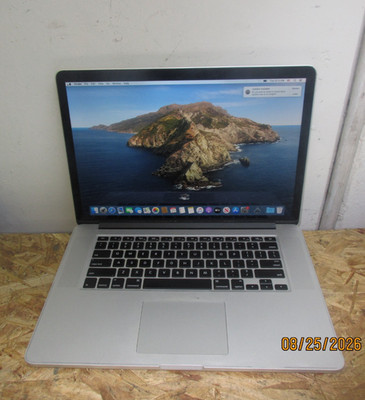 Apple MacBook Pro A1398 15'' LAPTOP Intel I7 @ 2.7GHz 16GB RAM 500GB SSD.