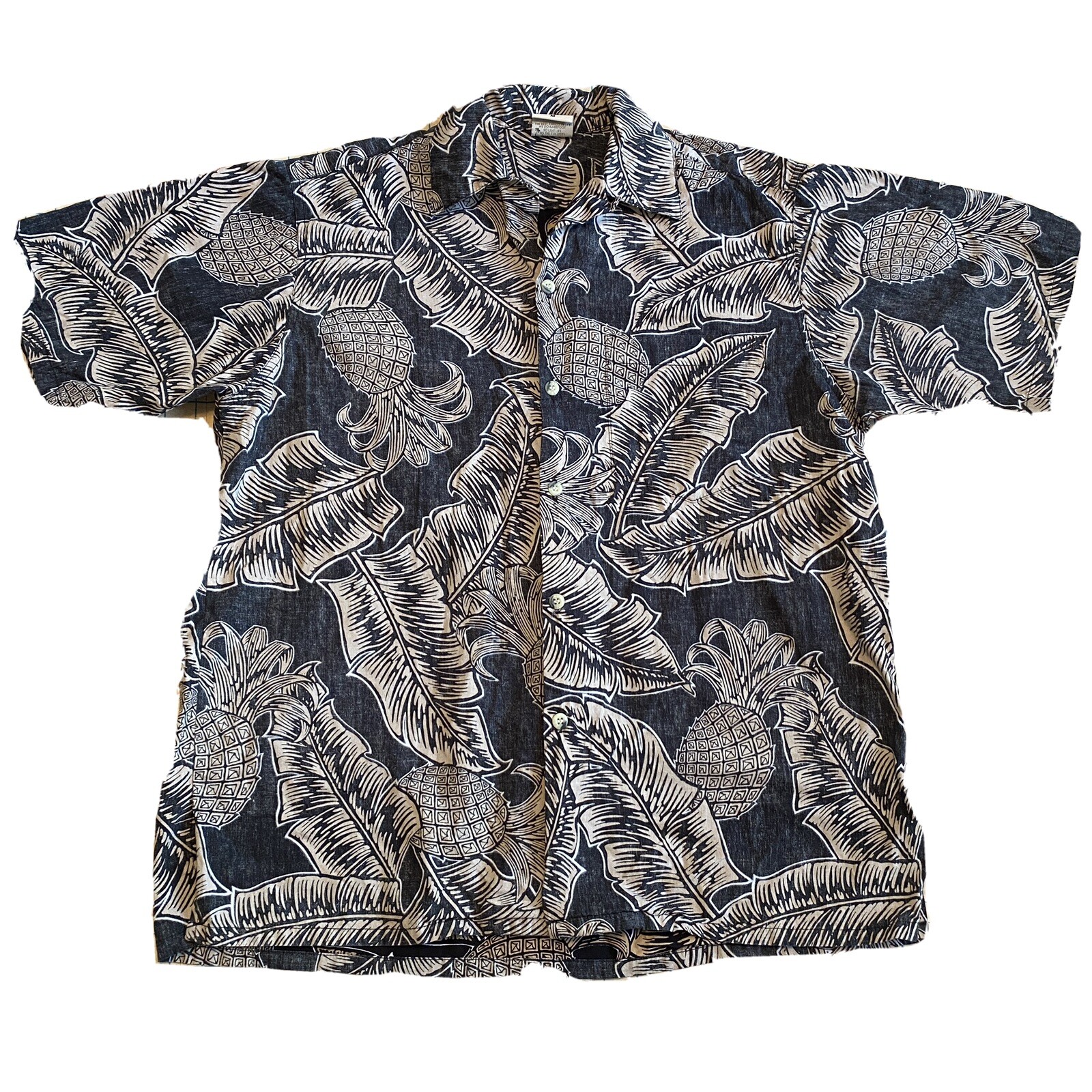 URRU Men's Hawaiian Aloha Shirt - Tiger Floral Print, Short Sleeve Button Down For Summer - View #3