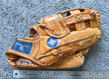 VTG SPALDING ELITE PRO MODEL 42-607 RIGHT HAND THROW RHT BASEBALL GLOVE BROWN