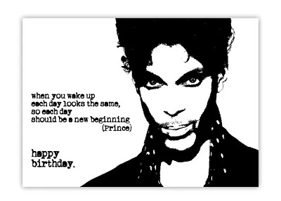 THISLANDIMAGES Prince Birthday card. Personalise it! Choice of sizes.