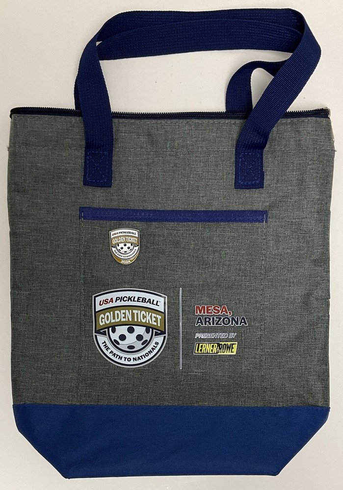 Insulated Lunch Bag 11x12 “Pickleball Fans”