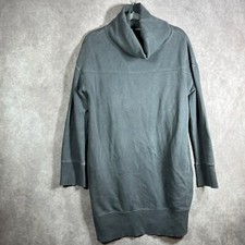 Silence + Noise Sweater Dress Womens Small Gray Knit Turtleneck Knee Length