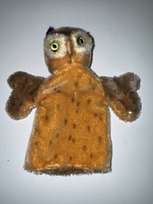 Vintage Steiff Owl Wittie Mohair Puppet 1950'S