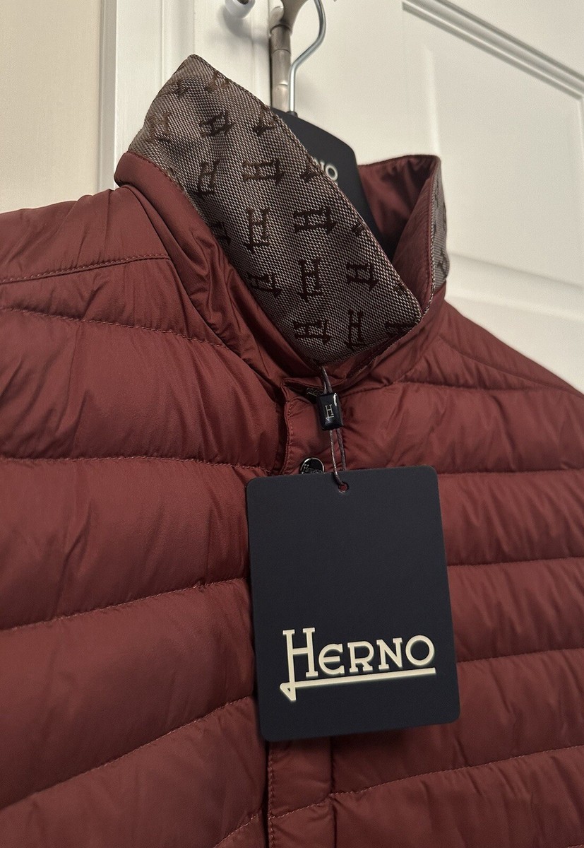 NWTs Herno Men's Snap-Front Quilted Down Jacket. Sz. 50 (retail