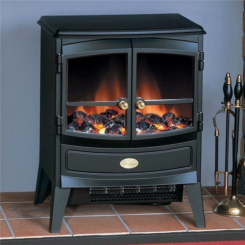 Dimplex Springborne 2kW Electric Fan Heater Stove in Black With Optiflame |  eBay