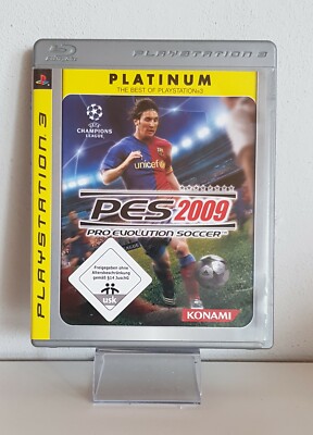 PS3 Pro Evolution Soccer 2009 (Platinum) Gebraucht -OVP+Anleitung A4387