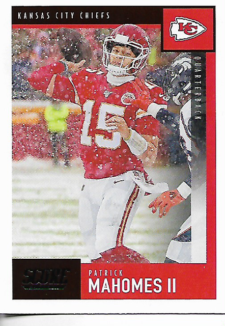 2020 Score Patrick Mahomes II Base Card EBay