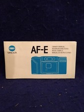 MINOLTA AF-E OWNERS MANUAL INSTRUCTIONS MINT CONDITION COMPLETE ORIGINAL
