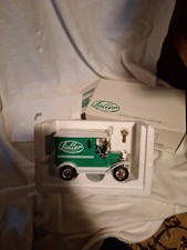 Vintage Diecast Fuller Brush Coin Bank Truck New Original Packaging 1990  s