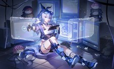 Anime Girls Silver Wolf Honkai Star Rail Honkai Gaming Mat Desk 4208