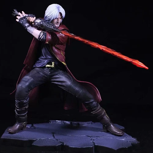 Devil May Cry 5 Dante Battle Version Pvc Action Figure 25Cm Statue Model