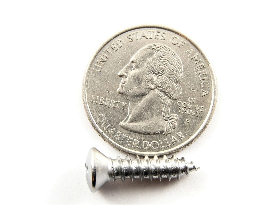AMC Interior Screws- #10 x 1/2" to 1" Long- #8 Oval Head- 75pcs (25ea)- #352 - Image 3 of 4
