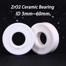 Zirconia Full Ceramic Bearings ID 10-40mm Double-sided Sealing ZRo2 Ball Bearing