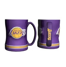 Los Angeles Lakers Boelter NBA Relief Coffee Mug(1) 14oz