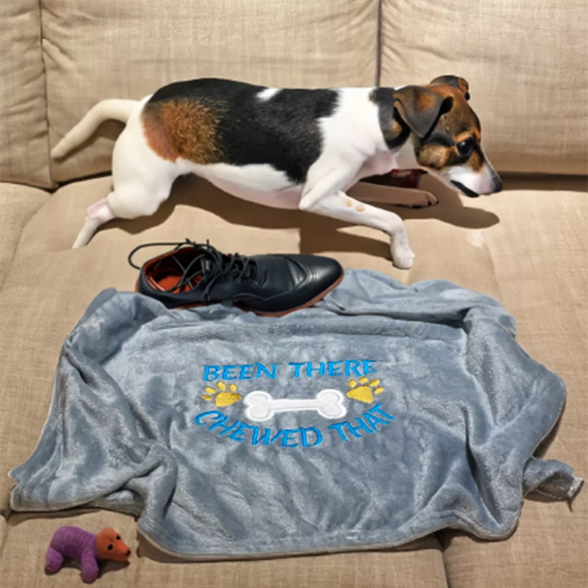 Personalised dog cheap blankets ebay