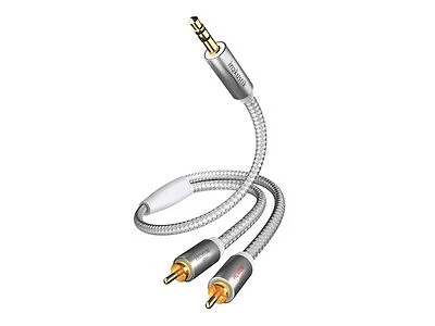1,50M Inakustik Série Premium Câble Audio MP3 Jack Cinch 1,5M - Photo 1/2
