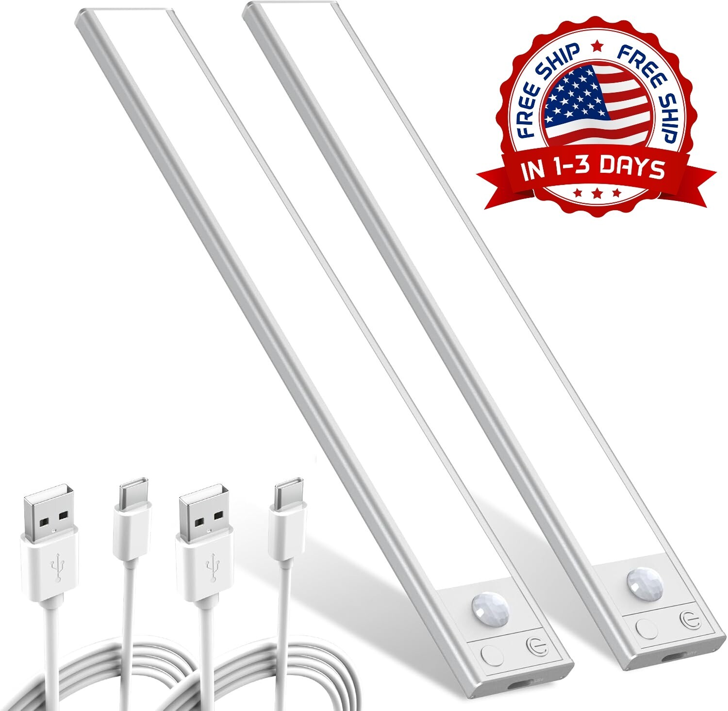 Barra De Luz Led Con Sensor De Movimiento Para Interiores Iluminacion Recargable