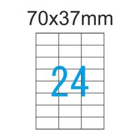 70X37Mm Etiketten 200 Blatt A4 4800 Adressaufkleber Luma Vielzweck Weiß 70X37