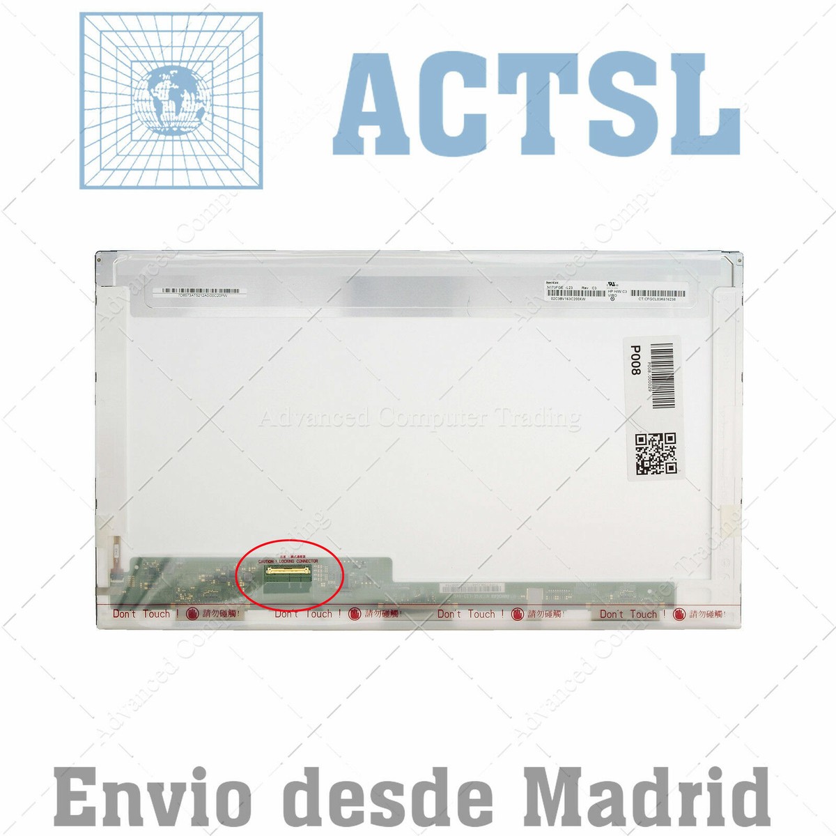 LP173WD1 (TL) (N2) TLN2 LCD Display Dalle Ecran 17.3 HD