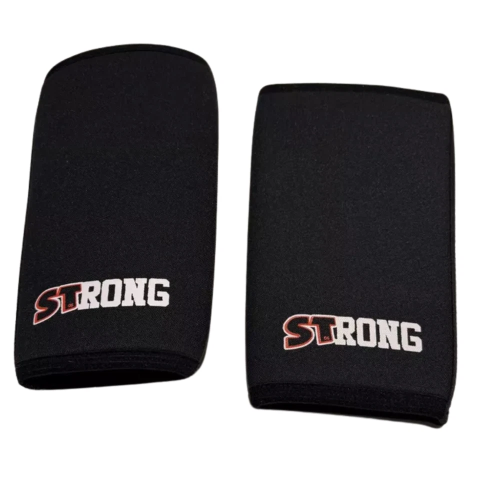Sling Shot Strong Knee Sleeves by Mark Bell – 7mm Thick Neoprene Support, Black - Image 2 of 3