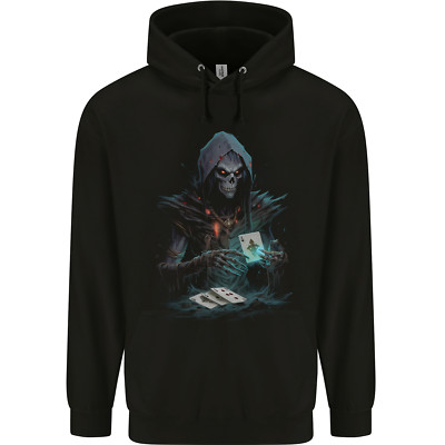 Spielkarten Grim Reaper Skull Kinder Hoodie
