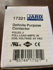 Jard by Mars 17321 , 2 Pole Definite Purpose Contactor (30A, 24V)