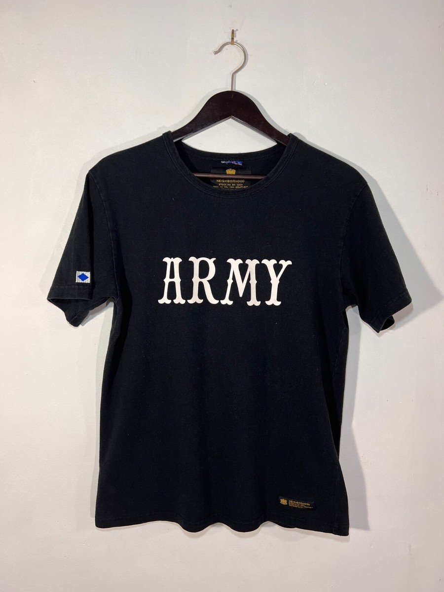 Neighborhood x MDNS Madness Champion ARMY Black Shirt Mens Small