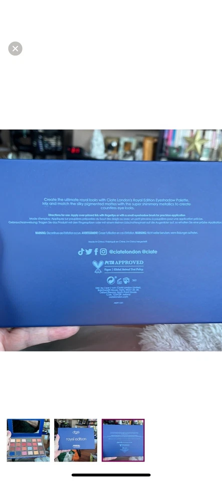 Ciate London - Paleta de sombras de ojos edición real 24 piezas (totalmente nueva) Foto 3 de 3