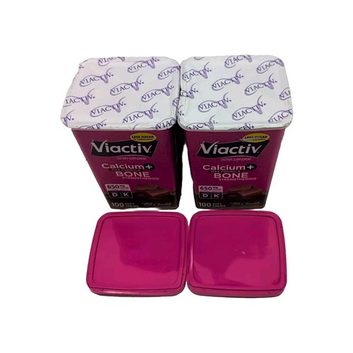 2 Viactiv Calcium & Bone Health, 100 Softgels Chews Ea. Milk Chocolate Exp 11/25 - Picture 5 of 6