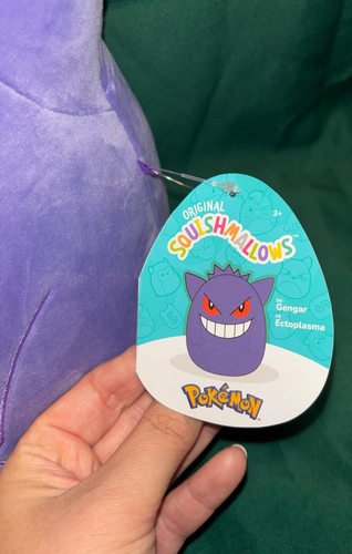 Gengar Pokemon Squishmallow 10-11" Plush Plushie - Picture 2 of 7