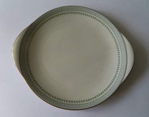 Royal Doulton Berkshire 10 5/8" Tab Handled Cake Plate - Unused