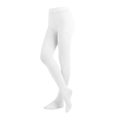 EMEM Apparel Women's Solid Colored Opaque Microfiber Footed Dance Ballet Tights