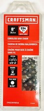 Craftsman 8" 34-Link Replacement Cordless Chainsaw Chain New CMXGZAM700140