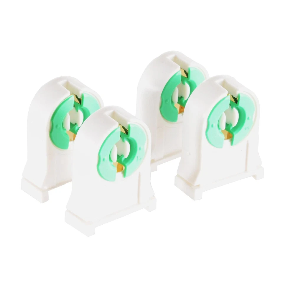 4x Universal T8(G13) LED Lamp Holder Plastic Base Fluorescent Tube Light Socket - Image 2 of 4