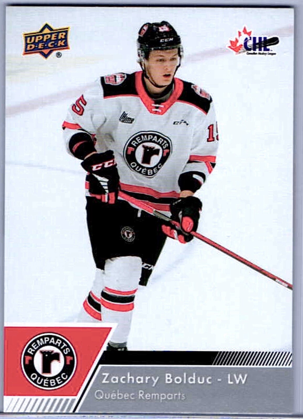 Zachary Bolduc Rookie 2022-23 Upper Deck CHL #3 (RC) Montreal Canadiens