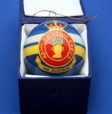 Amazing and Unique Army Catering Corps (ACC) Glass Commemorative Bauble
