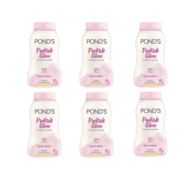 Pond's Pinkish Glow Translucent Face Powder UV protect Gluta Free Ship 50 g x 6