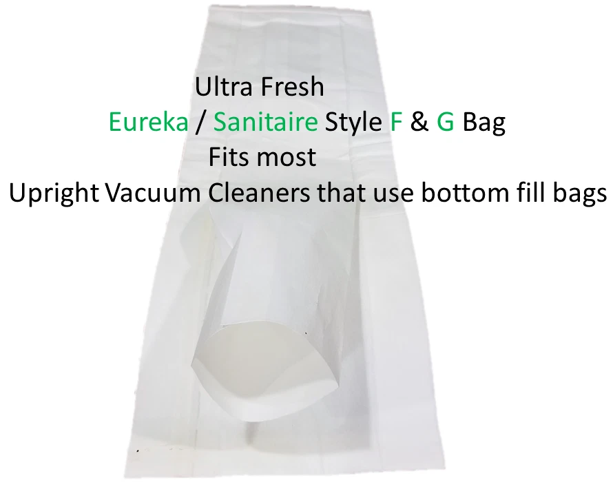 8 Bags for Eureka Style F&G Vacuum Cleaner F G Sanitaire Commercial + 2 Belts - Image 4 of 4